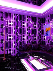 ELMAS Luxury 3D Gold Flicker Waterproof Wallpaper Roll - Al Masam Stationery LLC