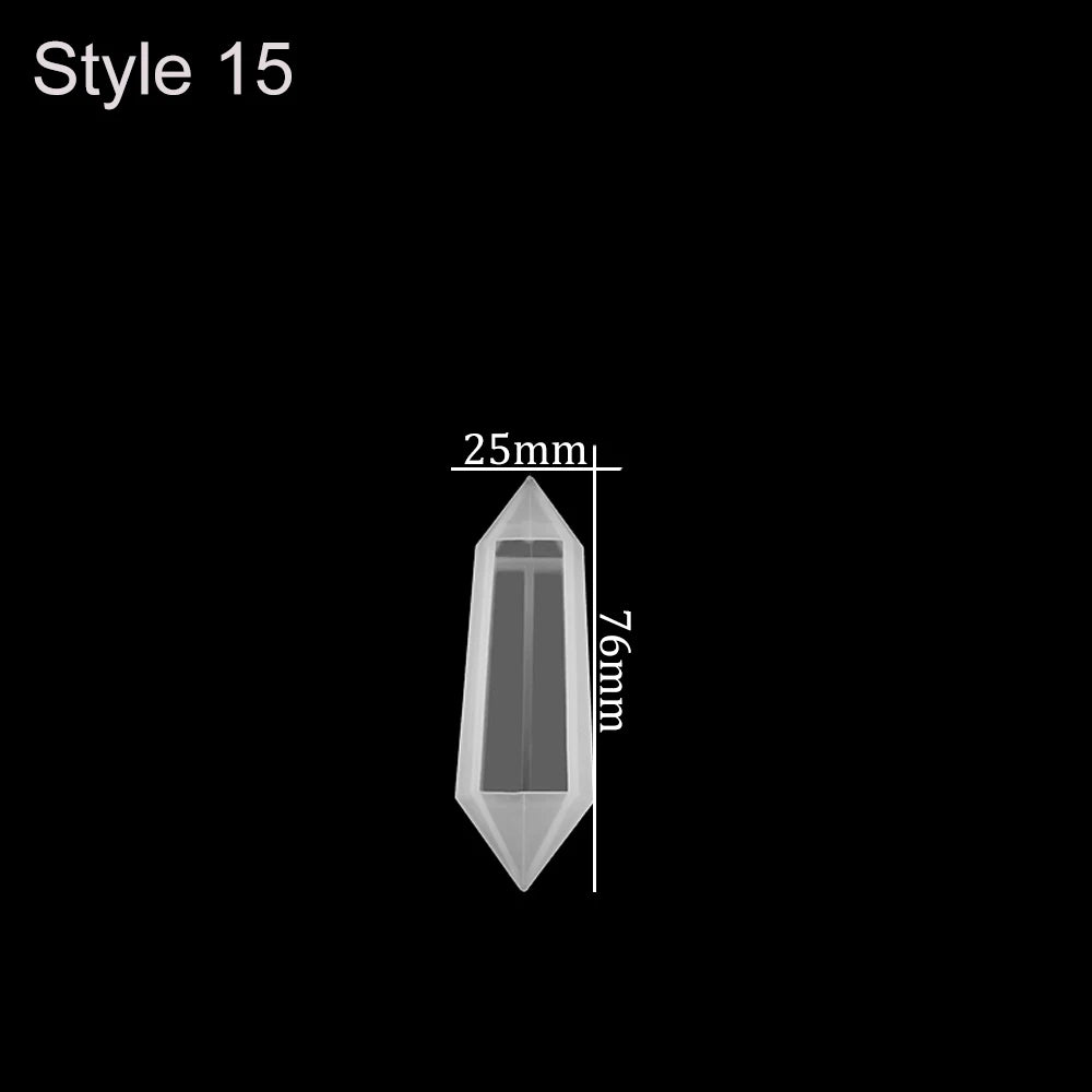 ELMAS DIY Crystal Pendulum Silicone Molds for Jewelry Making - Al Masam Stationery LLC