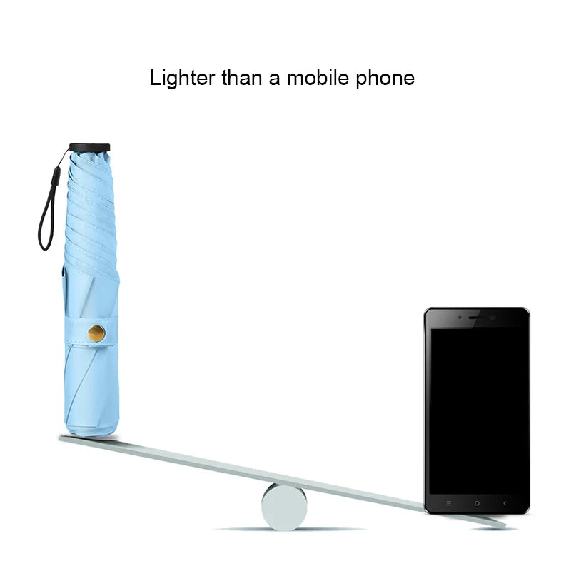 ELMAS 116g Super Lightweight Mini Sun Rain Umbrella - Al Masam Stationery LLC