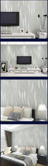 ELMAS Modern Luxury 3D Geometry Wallpaper Silver Grey - Al Masam Stationery LLC