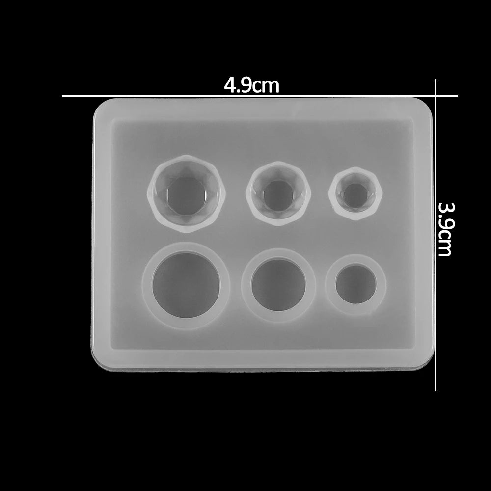 ELMAS Silicone Jewelry Molds - Heart, Round & Rectangle Shapes - Al Masam Stationery LLC