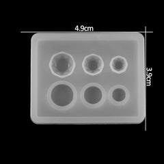 ELMAS Silicone Jewelry Molds - Heart, Round & Rectangle Shapes - Al Masam Stationery LLC