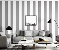 ELMAS Beibehang 3D Black and White Stripes Wallpaper - Al Masam Stationery LLC
