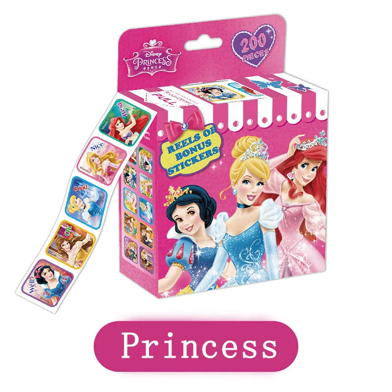 ELMAS 200Pcs/Box Disney Stickers Frozen Mickey Sofia Gift - Al Masam Stationery LLC