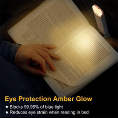 ELMAS Rechargeable LED Book Light - Eye Protection & Portable