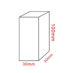 ELMAS Acrylic Plexiglass Square Jewelry Holder Stand - Al Masam Stationery LLC