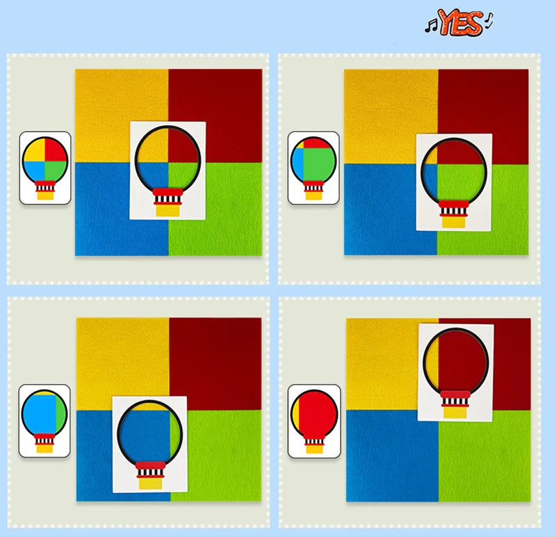 ELMAS Montessori Felt Toys for Logical Thinking Games - Al Masam Stationery LLC