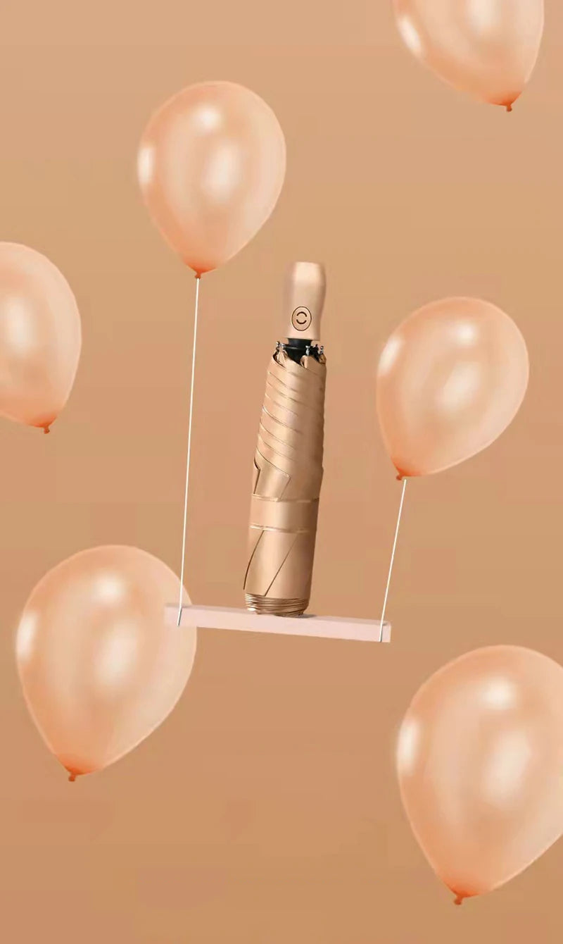 ELMAS New 6 Ribs Ultra-light Folding Umbrella for All - Al Masam Stationery LLC