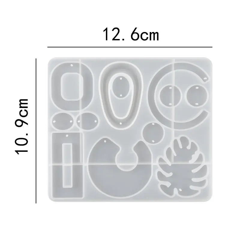 ELMAS Silicone Earring Mold for DIY Jewelry Crafting - Al Masam Stationery LLC