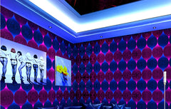 ELMAS Beibehang 3D Luxury Gold Flicker Wallpaper Roll - Al Masam Stationery LLC
