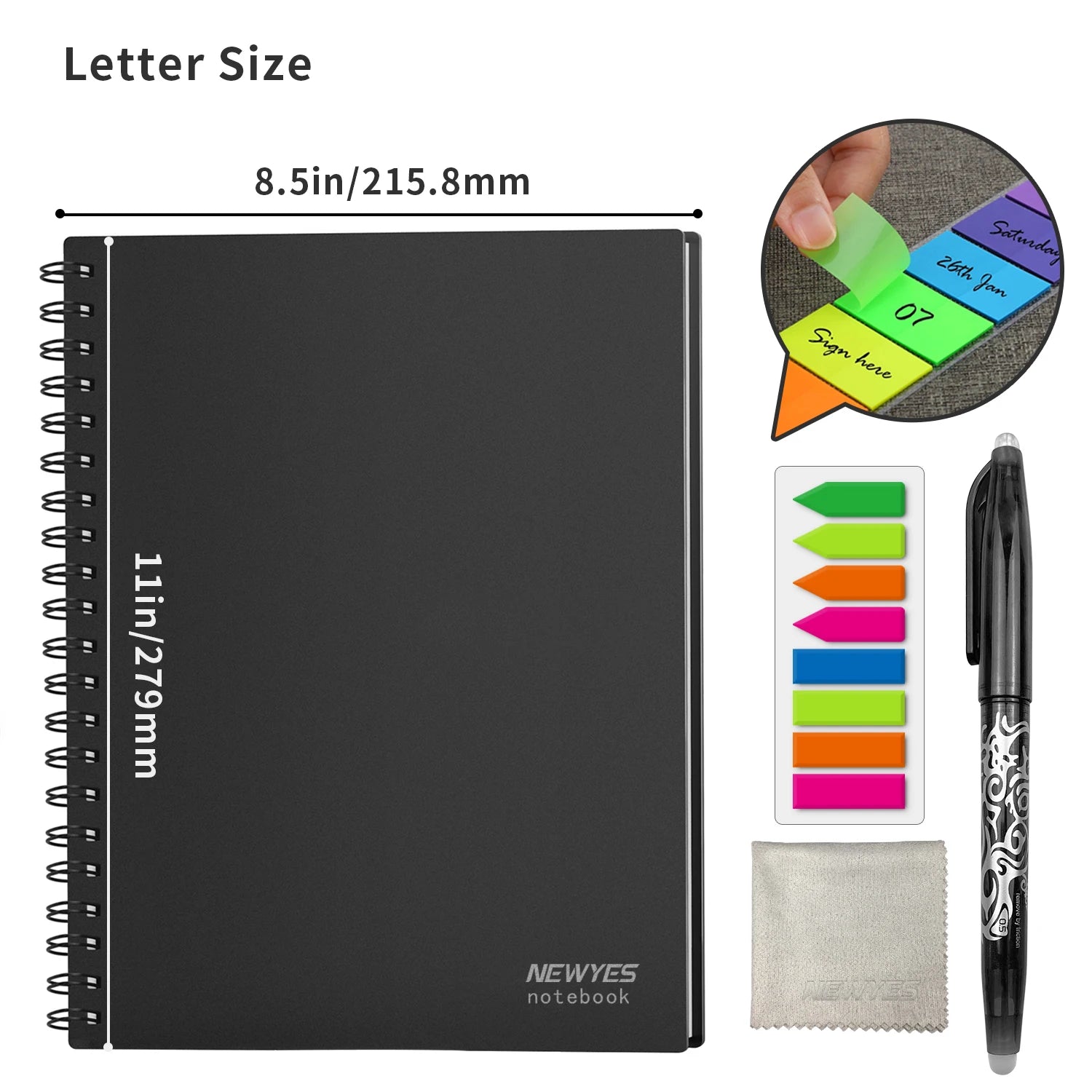 ELMAS Eco-Friendly Smart Reusable Notebook Collection - Al Masam Stationery LLC