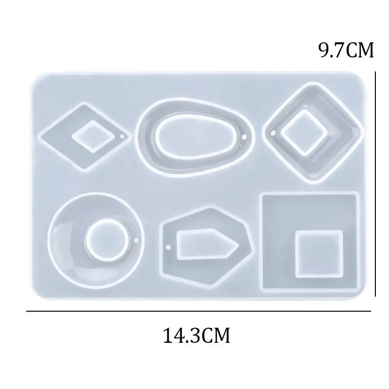 ELMAS Silicone Earring Mold for DIY Jewelry Crafting - Al Masam Stationery LLC