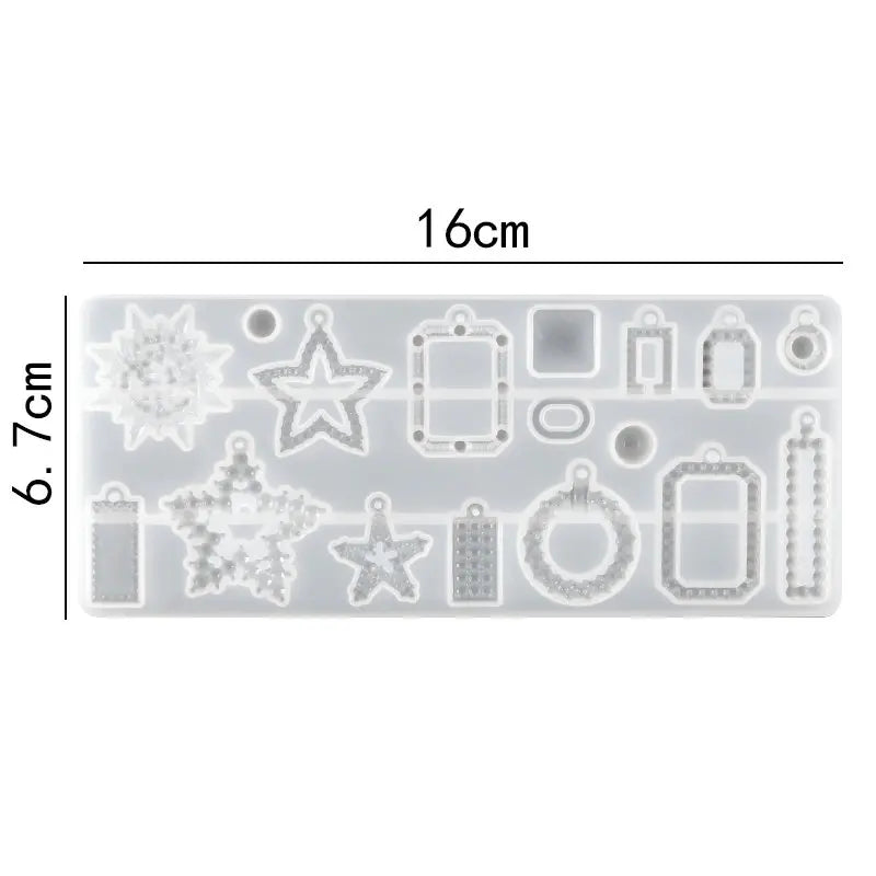 ELMAS Silicone Earring Mold for DIY Jewelry Crafting - Al Masam Stationery LLC