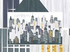 ELMAS Custom 3D Mural Urban Panorama Wallpaper - Al Masam Stationery LLC