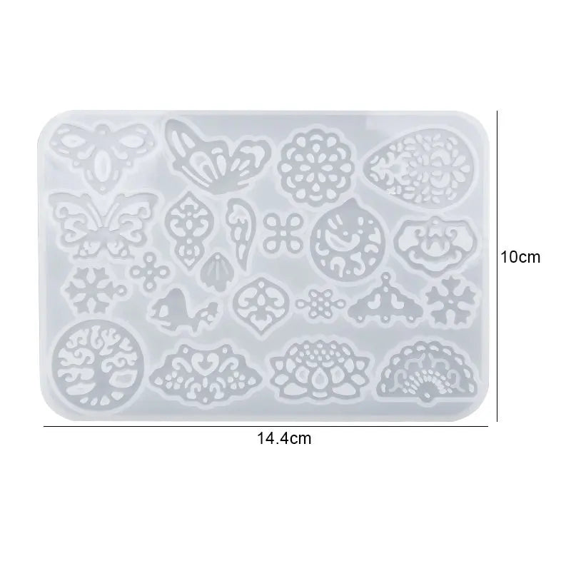 ELMAS Silicone Earring Mold for DIY Jewelry Crafting - Al Masam Stationery LLC