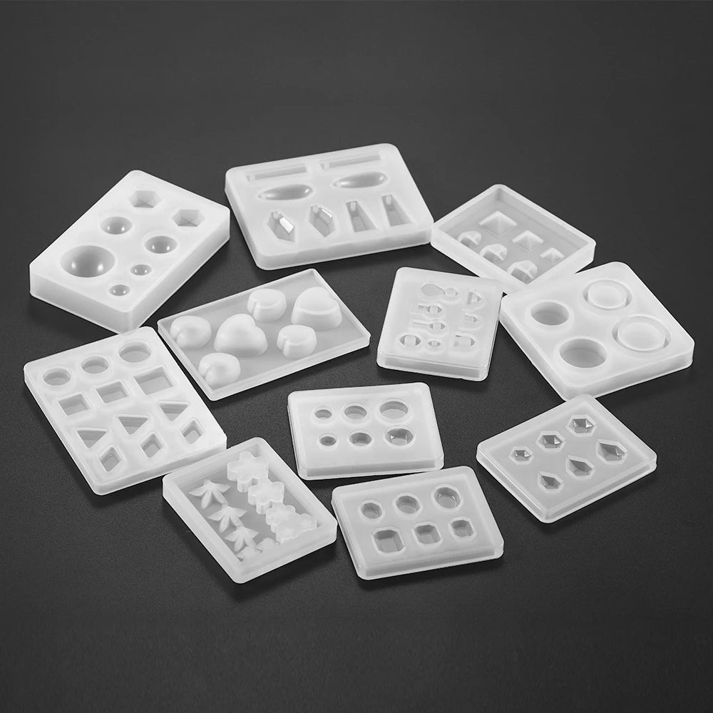 ELMAS Silicone Jewelry Molds - Heart, Round & Rectangle Shapes - Al Masam Stationery LLC
