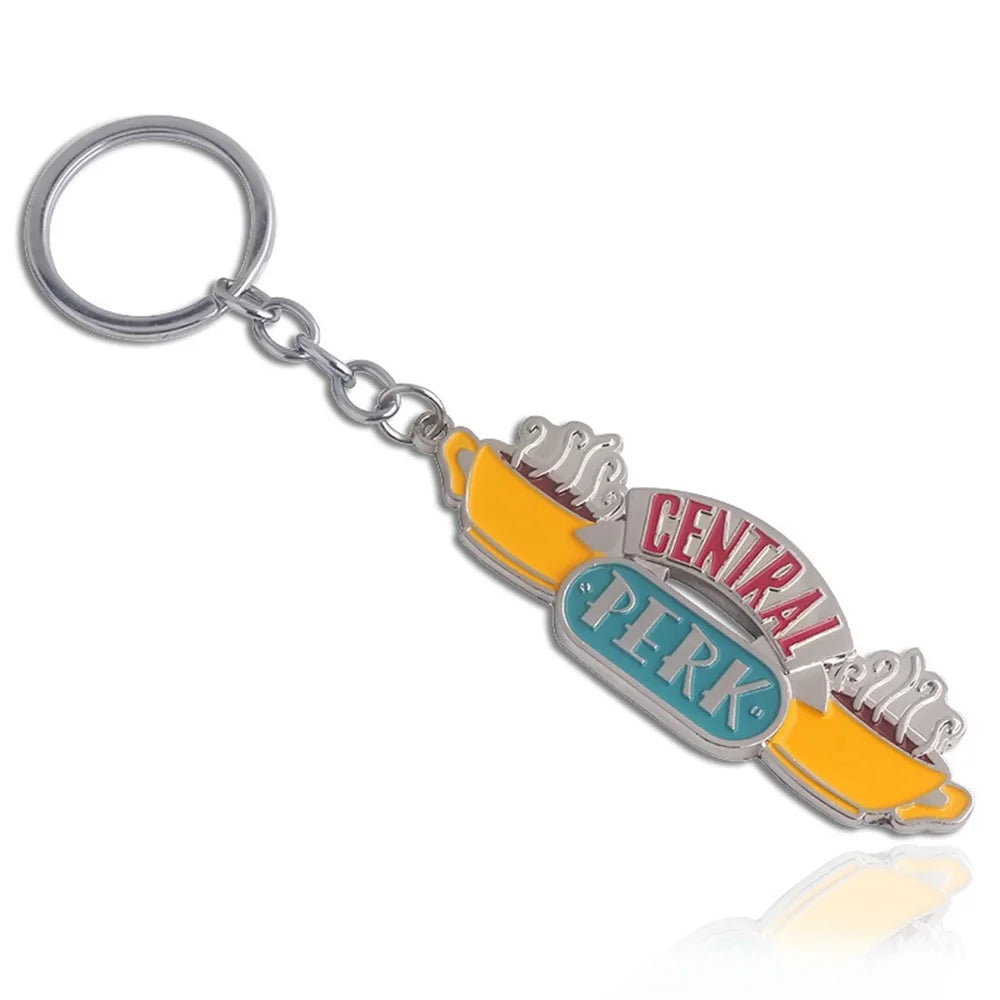 ELMAS Friends Monica's Door Keychain Central Perk Keyring - Al Masam Stationery LLC