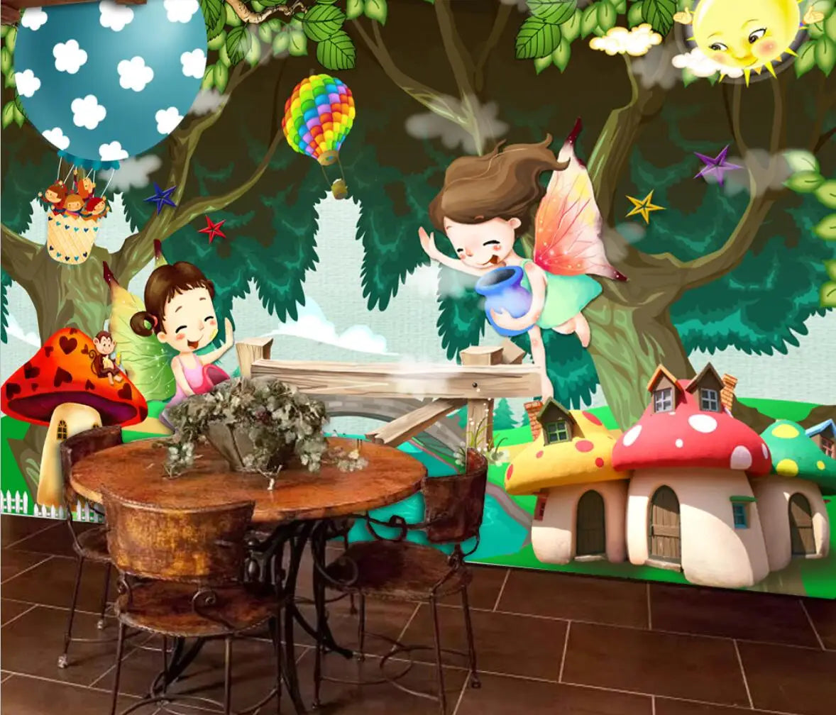 ELMAS Custom Dream Forest Mural Wallpaper for Kids Room - Al Masam Stationery LLC