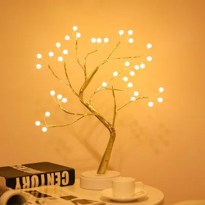 ELMAS Enchanted LED Mini Christmas Tree Night Light - Al Masam Stationery LLC