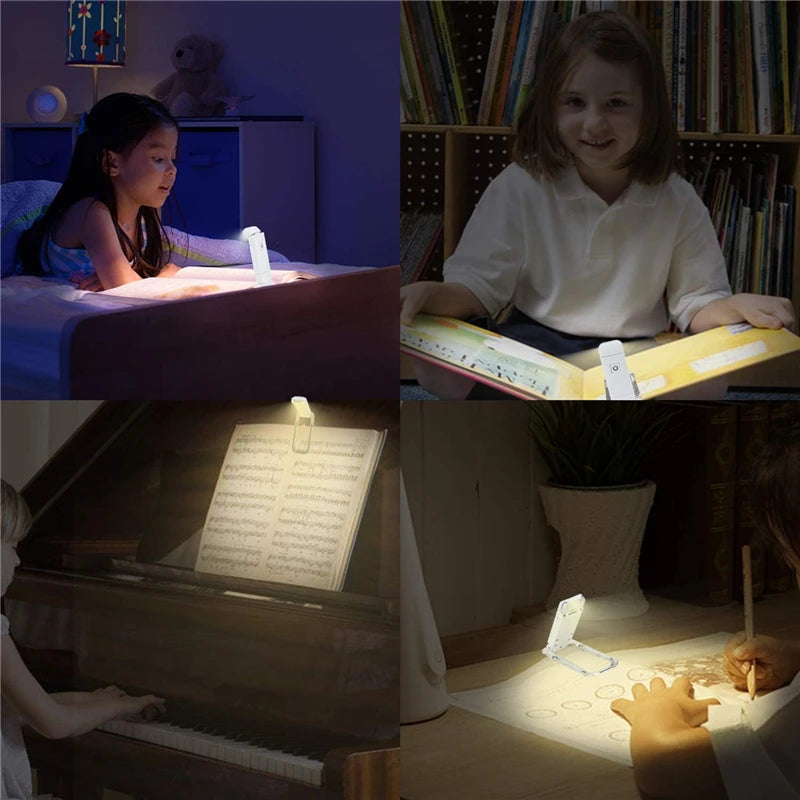 ELMAS Rechargeable LED Book Light - Eye Protection & Portable - Al Masam Stationery LLC