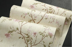 ELMAS Beibehang 3D Non-Woven Wallpaper Floral Design - Al Masam Stationery LLC