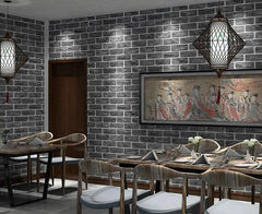 ELMAS Retro Nostalgic 3D Brick Wallpaper for Cafes - Al Masam Stationery LLC