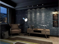 ELMAS Modern Abstract Black Blackboard Wallpaper Roll - Al Masam Stationery LLC