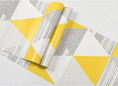 ELMAS Beibehang Nordic Style Wallpaper Geometric Lattice - Al Masam Stationery LLC