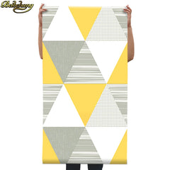 ELMAS Beibehang Nordic Style Wallpaper Geometric Lattice - Al Masam Stationery LLC
