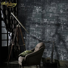 ELMAS Modern Abstract Black Blackboard Wallpaper Roll - Al Masam Stationery LLC