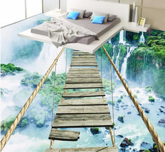 ELMAS Beibehang Custom 3D Waterfall Floor Wallpaper - Al Masam Stationery LLC
