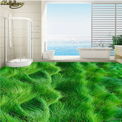 ELMAS Beibehang Custom 3D Green Grass PVC Floor - Al Masam Stationery LLC