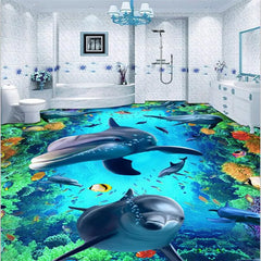 ELMAS Beibehang Custom 3D Non-Slip PVC Floor Sticker - Al Masam Stationery LLC