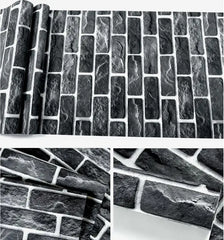 ELMAS Retro 3D Brick Wallpaper for Cafes and Bars - Al Masam Stationery LLC