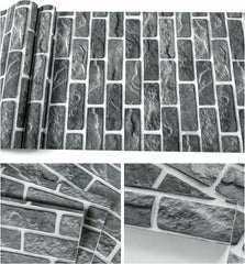 ELMAS Retro 3D Brick Wallpaper for Cafes and Bars - Al Masam Stationery LLC