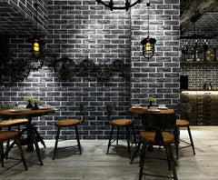 ELMAS Retro 3D Brick Wallpaper for Cafes and Bars - Al Masam Stationery LLC