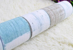 ELMAS Vintage Wood Panel Stripes Wallpaper for Kids Room - Al Masam Stationery LLC