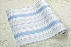 ELMAS Boys Wallpaper Blue/Pink Non-Woven Stripes - Al Masam Stationery LLC
