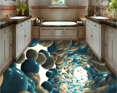 ELMAS Beibehang Custom 3D Floor Abstract Wallpaper - Al Masam Stationery LLC