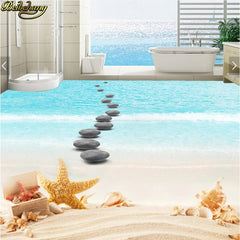 ELMAS Beach Shell 3D Photo Wallpaper Floor Painting - Al Masam Stationery LLC