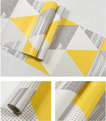 ELMAS Beibehang Nordic Style Wallpaper Geometric Lattice - Al Masam Stationery LLC