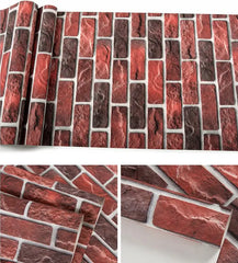 ELMAS Retro 3D Brick Wallpaper for Cafes and Bars - Al Masam Stationery LLC