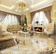 ELMAS Waterproof 3D PVC Self-Adhesive Stone Tile Floor - Al Masam Stationery LLC