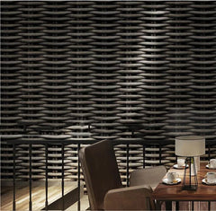 ELMAS Beibehang 3D Straw Wallpaper Retro Hotel Decor - Al Masam Stationery LLC