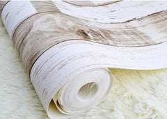 ELMAS Beibehang Papel De Parede Vintage Wood Panel Wallpaper - Al Masam Stationery LLC