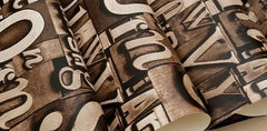 ELMAS Retro 3D Beibehang Wallpaper for Cafe Bar KTV - Al Masam Stationery LLC
