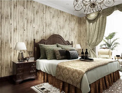 ELMAS Nostalgic Retro Beibehang Wooden Wallpapers - Al Masam Stationery LLC
