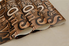 ELMAS Retro 3D Beibehang Wallpaper for Cafe Bar KTV - Al Masam Stationery LLC