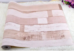ELMAS Beibehang Papel De Parede Vintage Wood Panel Wallpaper - Al Masam Stationery LLC