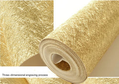 ELMAS Gold Foil Wallpaper for Living Room and Bedroom - Al Masam Stationery LLC